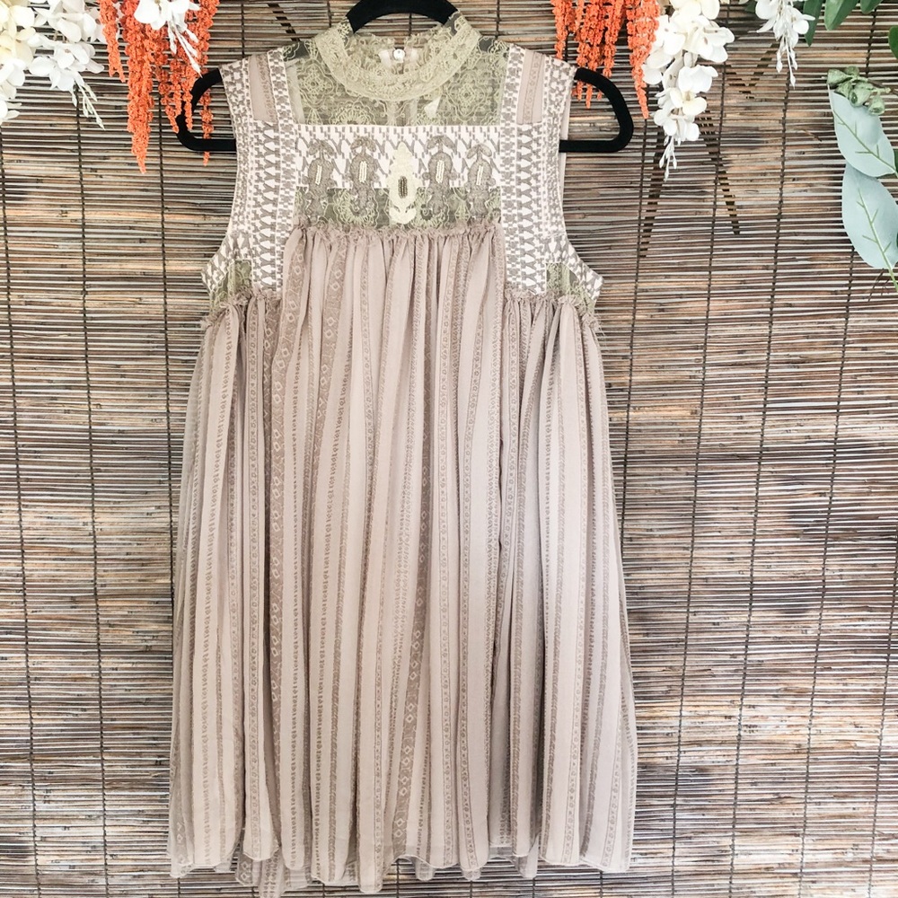 Free People boho vintage dress